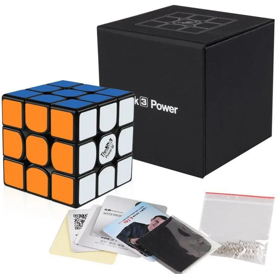 Power M black Qiyi The Valk 3 power M Магнитный Valk3 Mini Valk 3 профессиональный 3x3 магический куб speed Mofangge Competition Puzzle Cubes детские игрушки - Цвет: Power M black