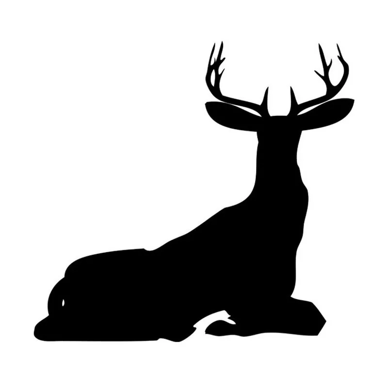 12,5*14 см олень Бак Охота Автомобильные Наклейки Мультяшные животные мир автомобиль окна наклейки декоративные строительные