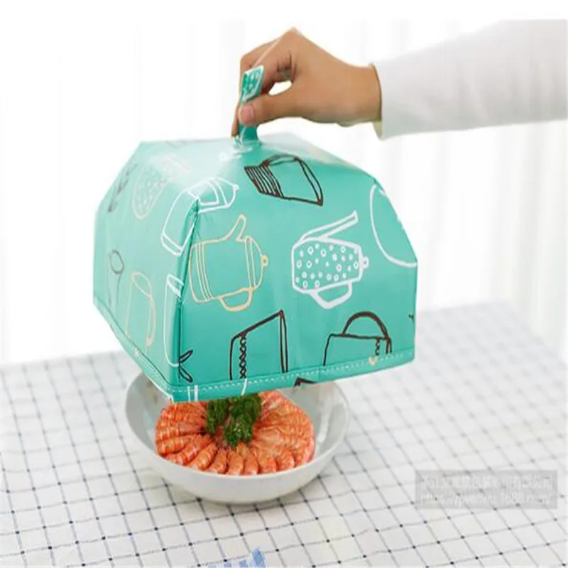 Складной стол еда крышка квадратный анти муха комаров кухня пособия по кулинарии