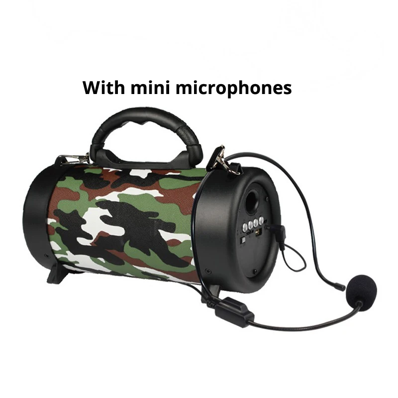 Портативный динамик Колонка Bluetooth наружное радио fm звуковая коробка TF плеер