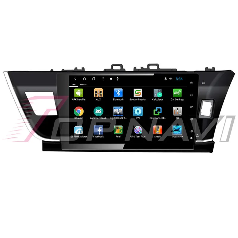 Авторадио 2 din для Toyota Corolla 2014 2015 2016 10 1 дюйма Android 8 автомобильный GPS-навигатор плеер