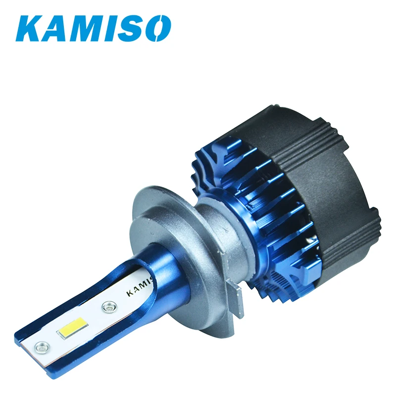 KAMISO Светодиодный фонарь 1 H1 H11 H7 9005 9006 9012 H4 2 шт. светодиодный автомобильные лампы с