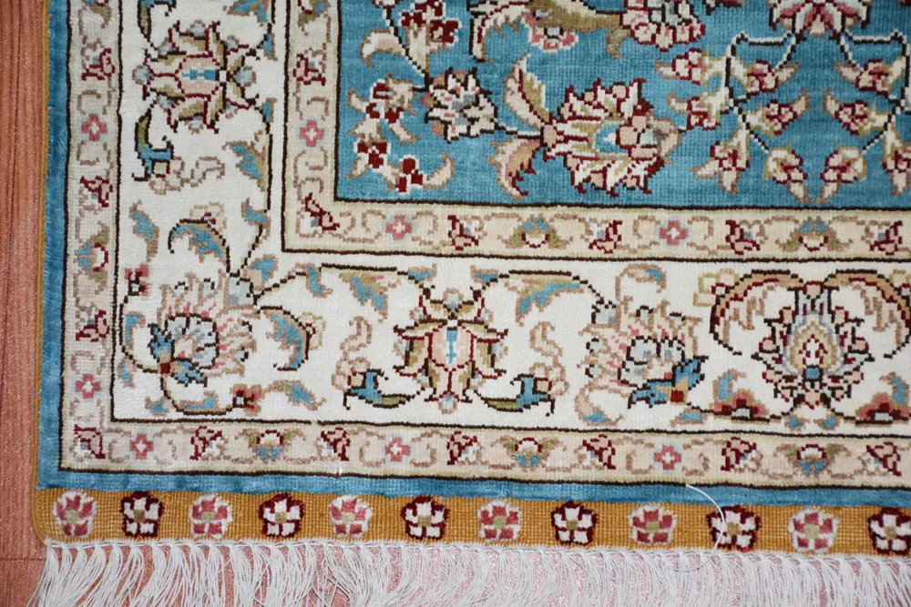 2ftx3ft 61 см x 91 230 линий в продаже цена Китайский handknotted 100% чистого шелка ковер / ковры