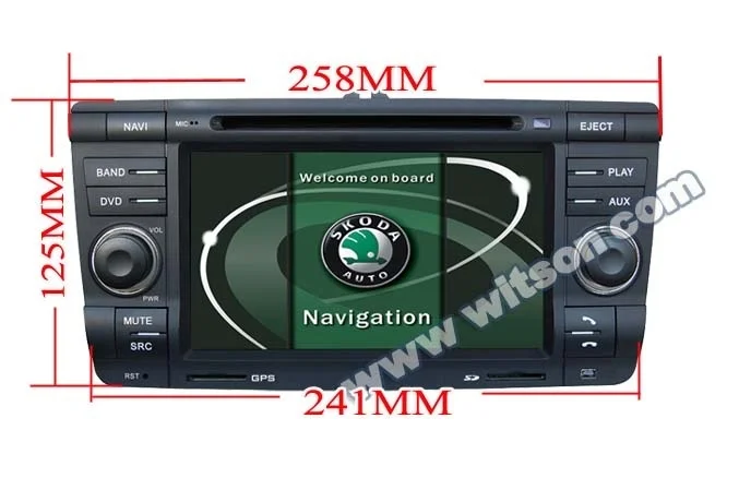 7 &quotВосьмиядерный Android 8 0 автомобильный DVD мультимедиа навигация GPS радио для Skoda