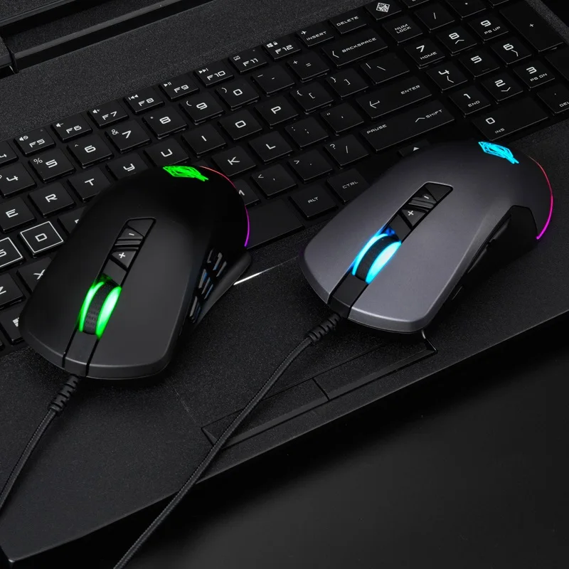 Проводная игровая мышь Ajazz GTI с RGB подсветкой 5000 точек/дюйм|Мыши| |