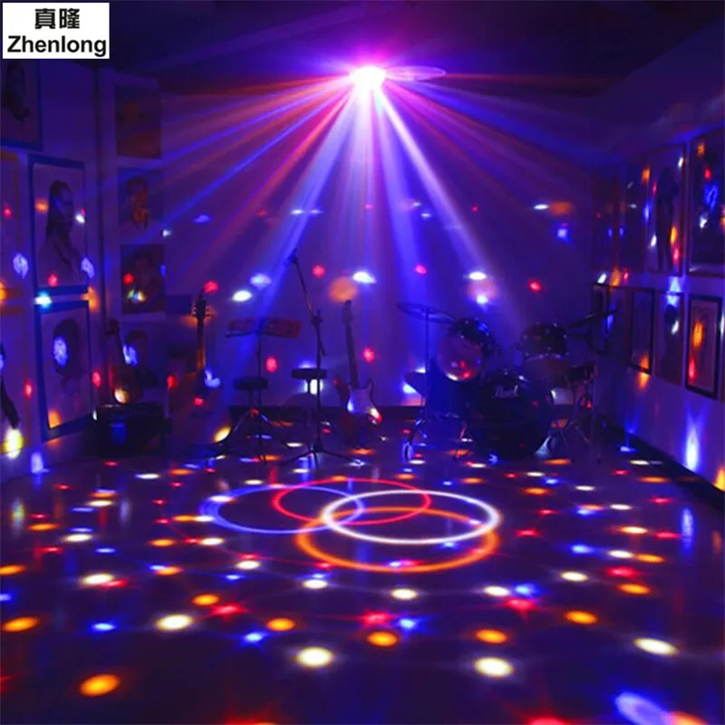 LED Bluetooth хрустальный магический шар сценический свет диско музыка 6 цветов DJ KTV бар