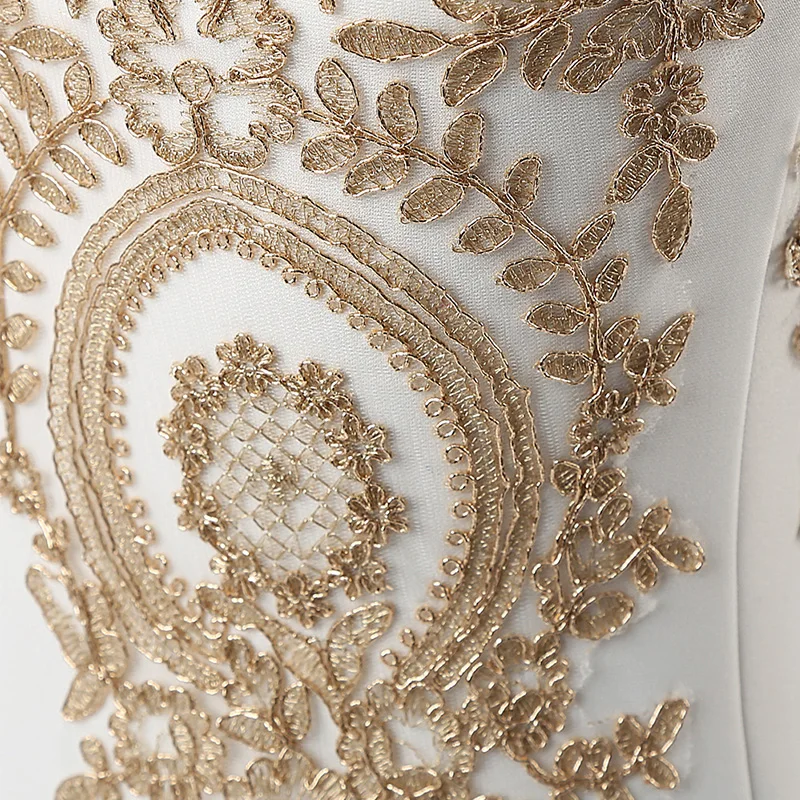 Женское вечернее платье с открытой спиной Красное Кружевное длинное юбкой годе