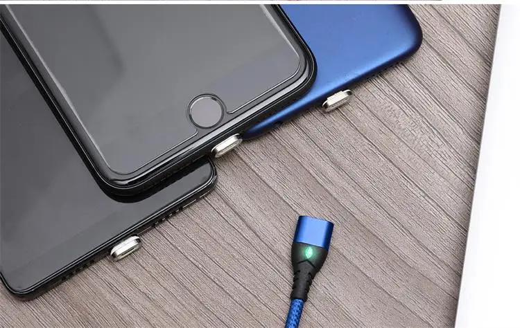 IONCT Магнитный кабель 3A Быстрая зарядка для айфона IPad Xiaomi samsung Android магнитная зарядка телефон магнит зарядное устройство Micro USB type C провод для зарядки data
