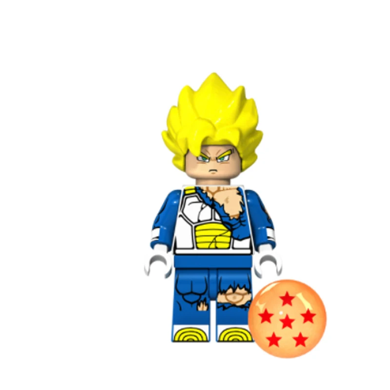 Одиночная Продажа Dragon Ball Z Son Goku Krillin Vegeta Jiren Toppo Janemba Ephesians трусы строительные блоки