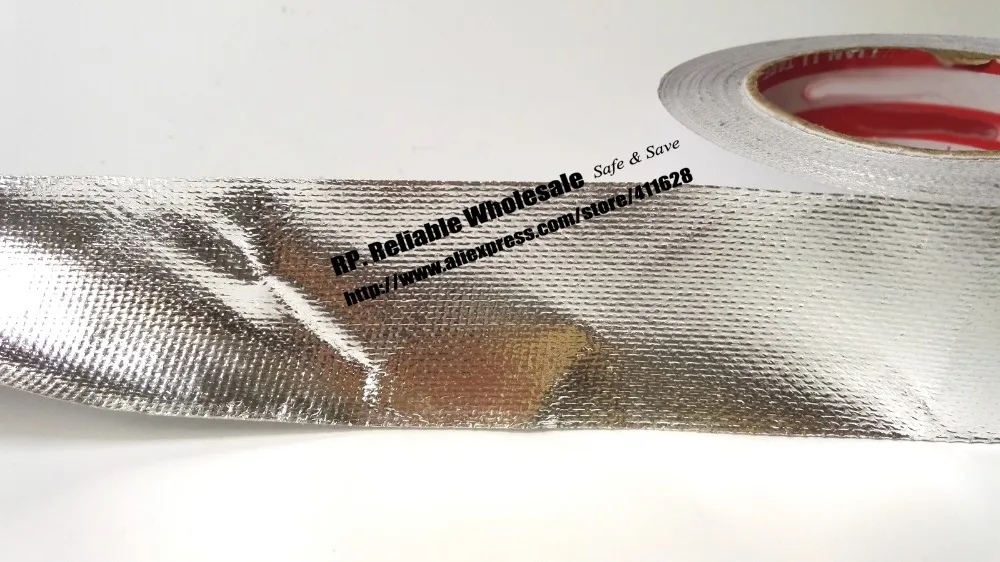 Алюминиевая фольга из смешанного стекловолокна 100 мм * 30 м для теплоизоляции