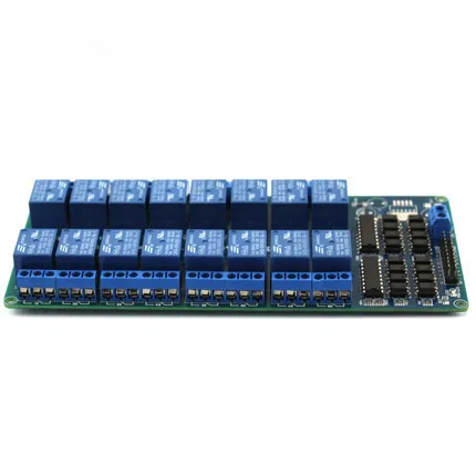 16 каналов 5 В релейный экран модуль для Arduino UNO 2560 1280 ARM PIC AVR STM32 828 Акция пульт