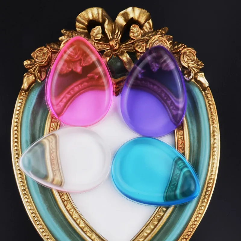 Желейная пудра пуховка в форме капли силиконовая для женщин лица основы макияжа