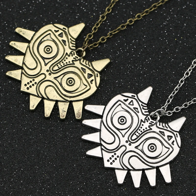 Легенда о Зельде ожерелье маска майора дикой совы кулон в стиле стимпанк панк