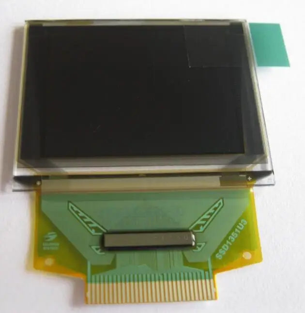 Полноцветный OLED экран 1 27 дюйма 30 контактов SSD1351 Драйвер IC 128*96 интерфейс SPI|oled