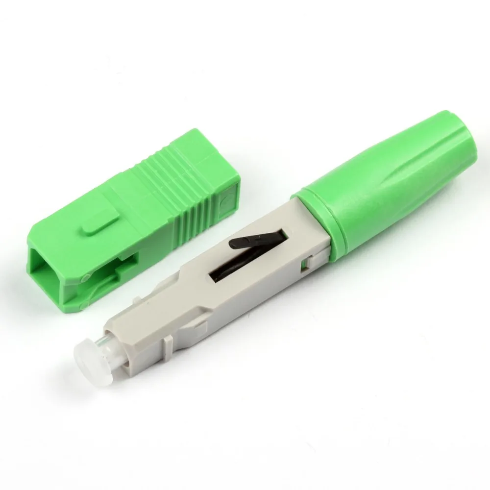 

Field Assembly Fast Connector, SC/APC, Preset Fiber with Matching Fluid, Screwing Type