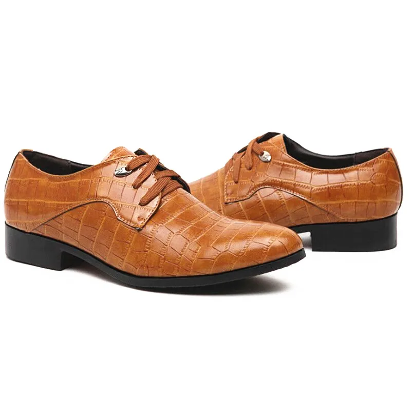Мужские туфли из крокодиловой кожи на шнуровке|shoes fashion men|shoes menshoes men business |