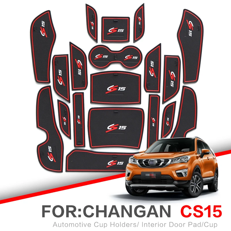 ZUNDUO для CHANGAN CS15 2016 2019 затворный слот подкладка пыль автомобиля коврики