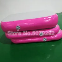 Best Selling Pink Color Inflatable Air Block/Air Board 1*0.6*0.2M Mini Size Air Mat For Gym
