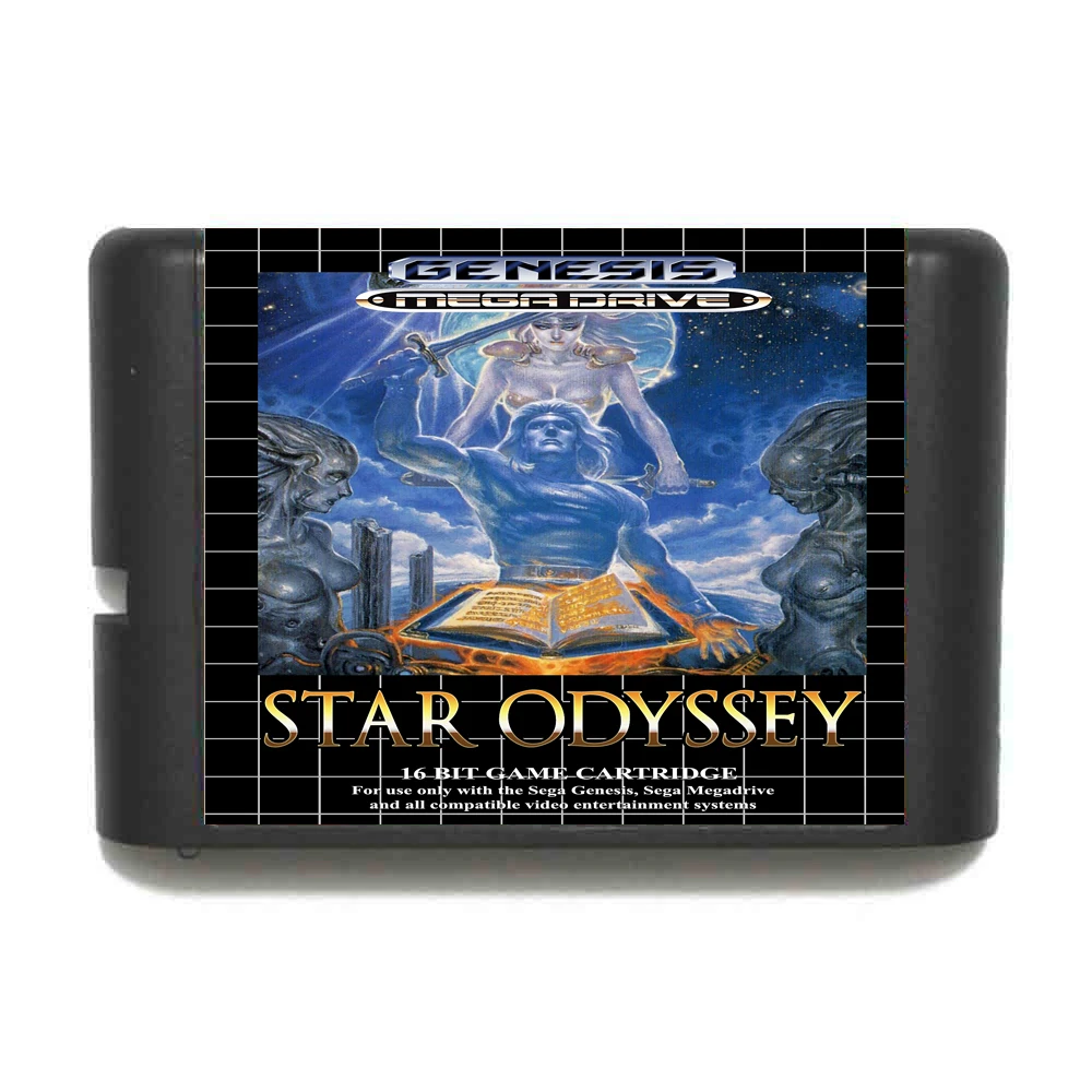 Звездная одиссея 16 бит MD карточная игра для Sega игры Mega Drive Genesis|Картриджи| |