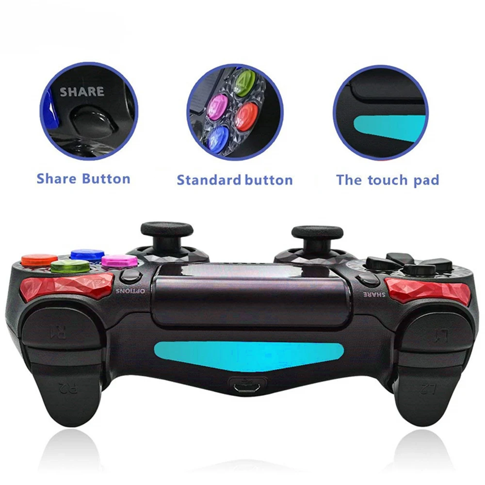 Низкая цена Bluetooth беспроводной геймпад джойстик для sony Playstation 4/PS4 Pro тонкий с 3,5 мм разъем гарнитуры для 10 штук