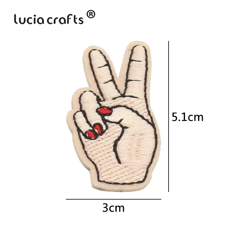 Lucia crafts 1 шт./лот мульти-Стили вышитые железные патчи для одежды наклейки значки DIY Швейные аксессуары L0903