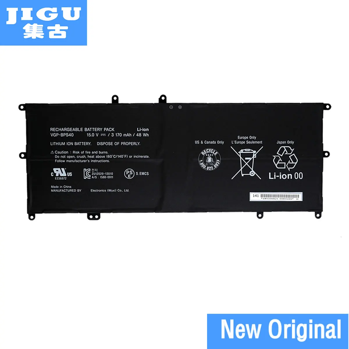 Оригинальная Аккумуляторная Батарея JIGU для ноутбука SONY VAIO Fit 14A 15A SVF14N SVF15N Series 15 в