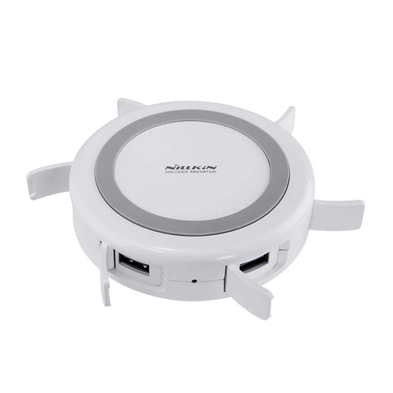 Nillkin Qi стандартное беспроводное зарядное устройство с 4 usb-портами для смартфонов