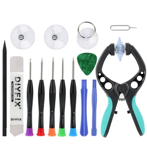 Набор инструментов для ремонта DIYFIX, мобильный телефон плоскогубцы для открытия, отвертка, набор ручных инструментов для iPhone X, 8, 7Plus, Samsung