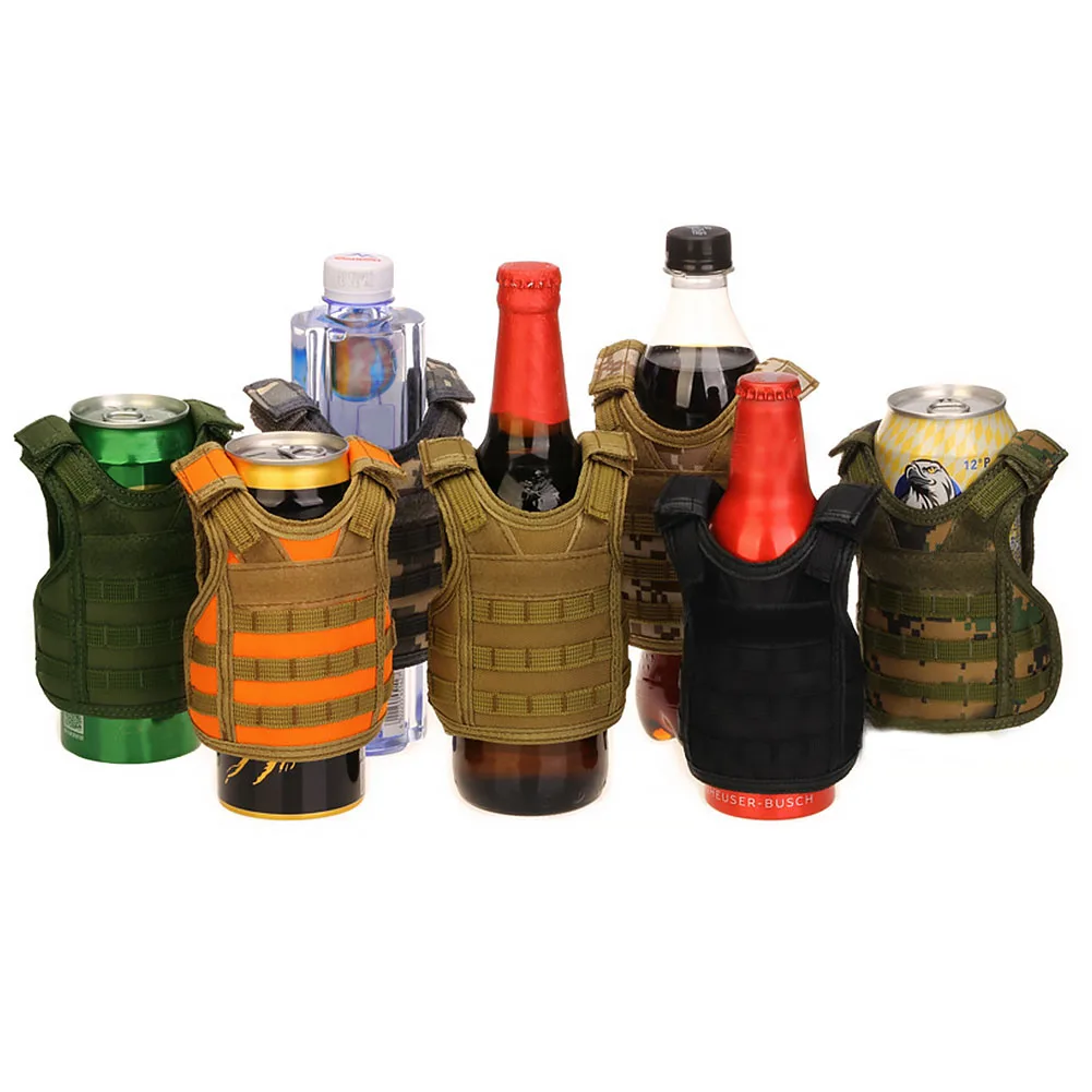 Уникальное Пиво Бар Военная бутылка мини жилет с регулируемой водой Крышка для