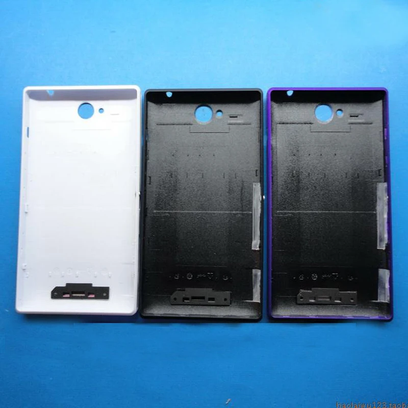 

3 Color For Sony Xperia C S39 S39h C2304 C2305 S39C back Battery housing cover case battery door cover with side button