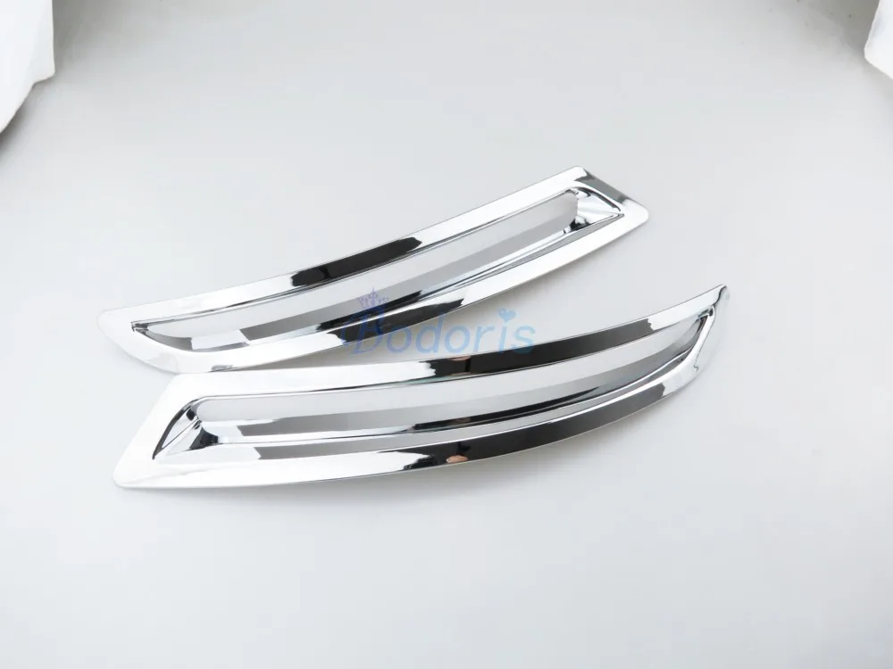 Для Volkswagen VW Tiguan 2009 2010 2011 2012 2013 хром стайлинга автомобилей задние противотуманные фары Крышка лампы Накладка аксессуары