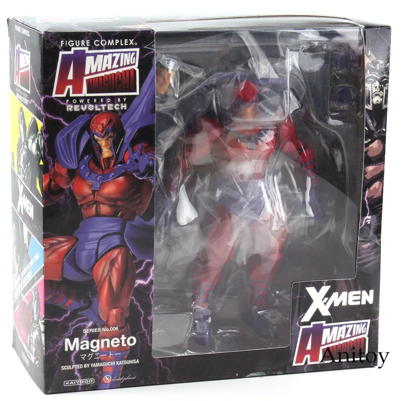 Marvel Comics X-men Мстители Магнето серии № 006 ПВХ X мужские удивительные Ямагути фигурка Коллекционная модель игрушки