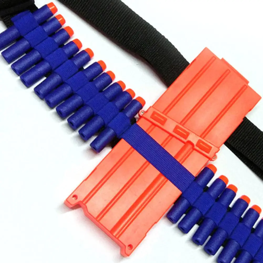 Для NERF совместимый Регулируемый тактический патронная обойма ремни Соска