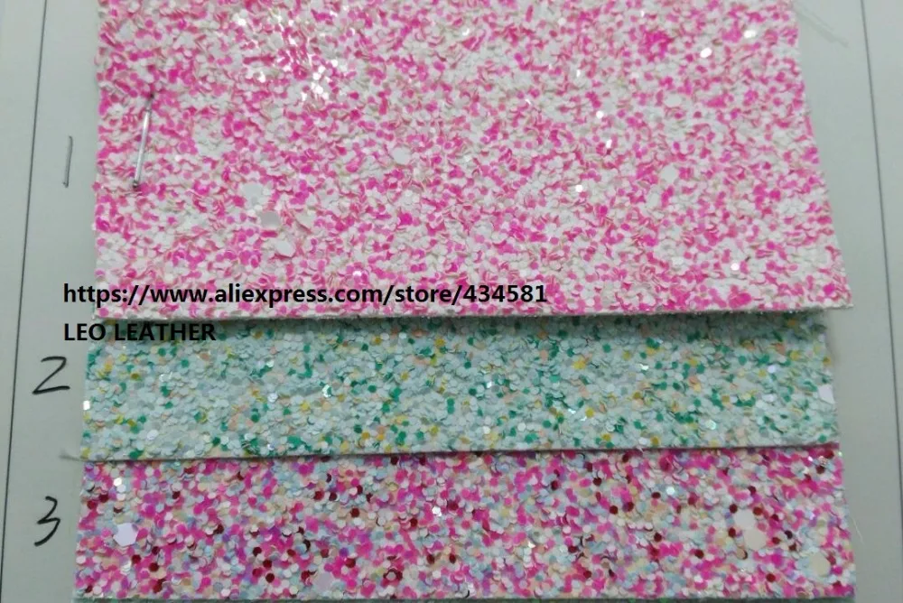 Розовый массивный блеск искусственная кожа для DIY аксессуары обои сумки и обувь