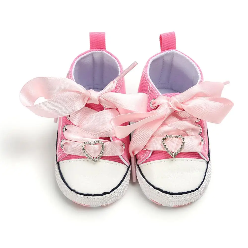 Pink love 25 цветов; обувь для новорожденных; коллекция года; сезон лето; обувь для малышей; парусиновые на мягкой подошве; нескользящая обувь для мальчиков и девочек - Цвет: Pink love