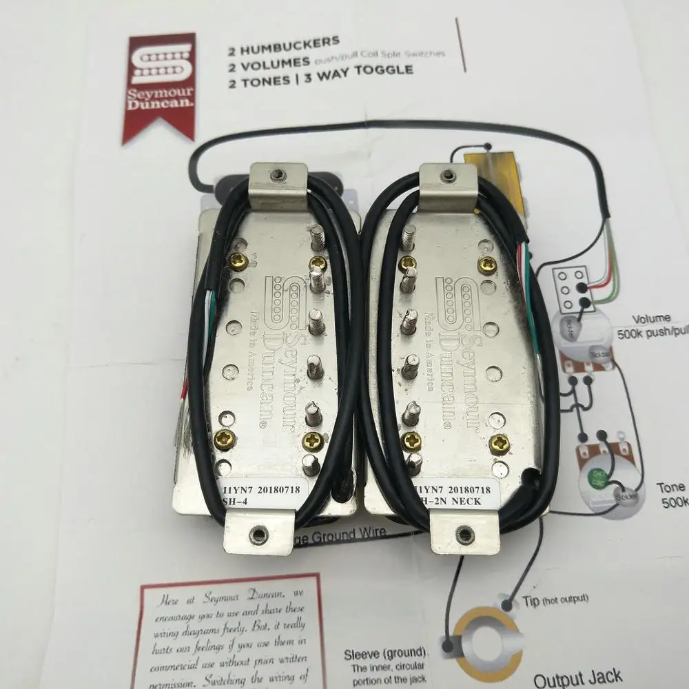 Набор хамбакеров для гитары Seymour Duncan SH-4 и SH-2n
