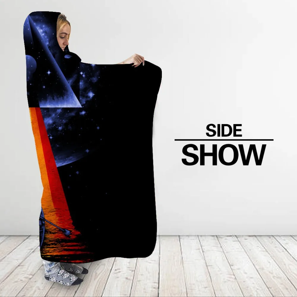 Теплое Радужное дизайнерское одеяло с капюшоном постельное белье для взрослых