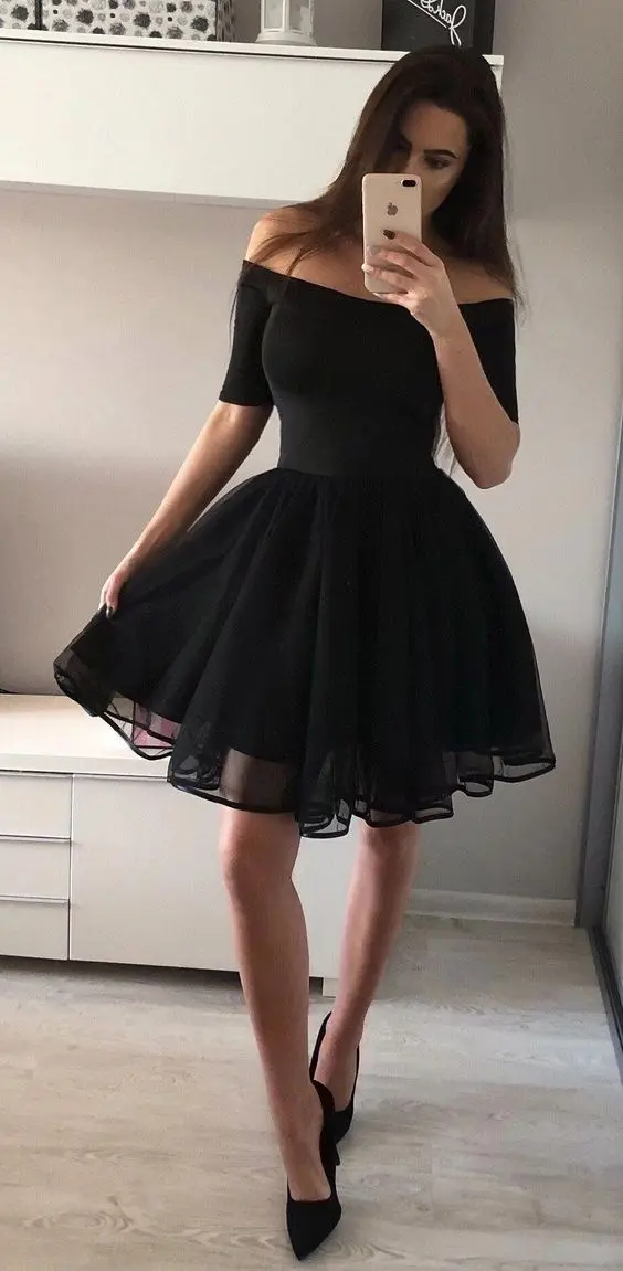 ZTVitality Sexy Solid Black A-Line Dress Women Dresses Summer 2019 Vestidos Hot Sale Fashion Party Vestido De Fiesta | Женская одежда