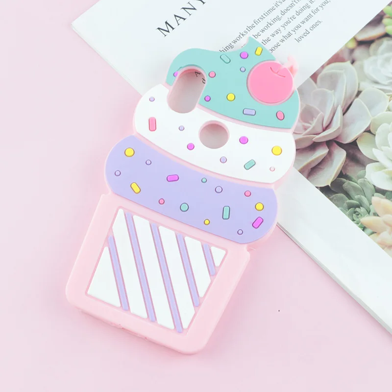 Милый чехол для Xiaomi Redmi S2 S 2 Redmi Y2 Hongmi S2 5,9" мягкий чехол для телефона с изображением кота мороженого - Цвет: Pink XC