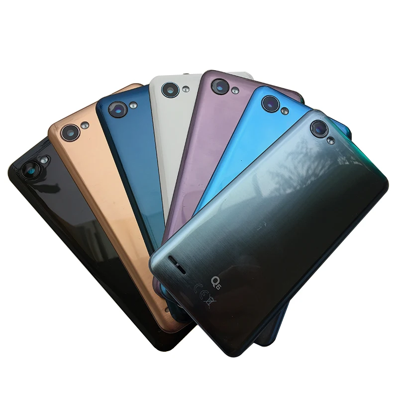 BINYEAE новая пластиковая крышка аккумулятора для LG Q6 задняя корпуса с объективом