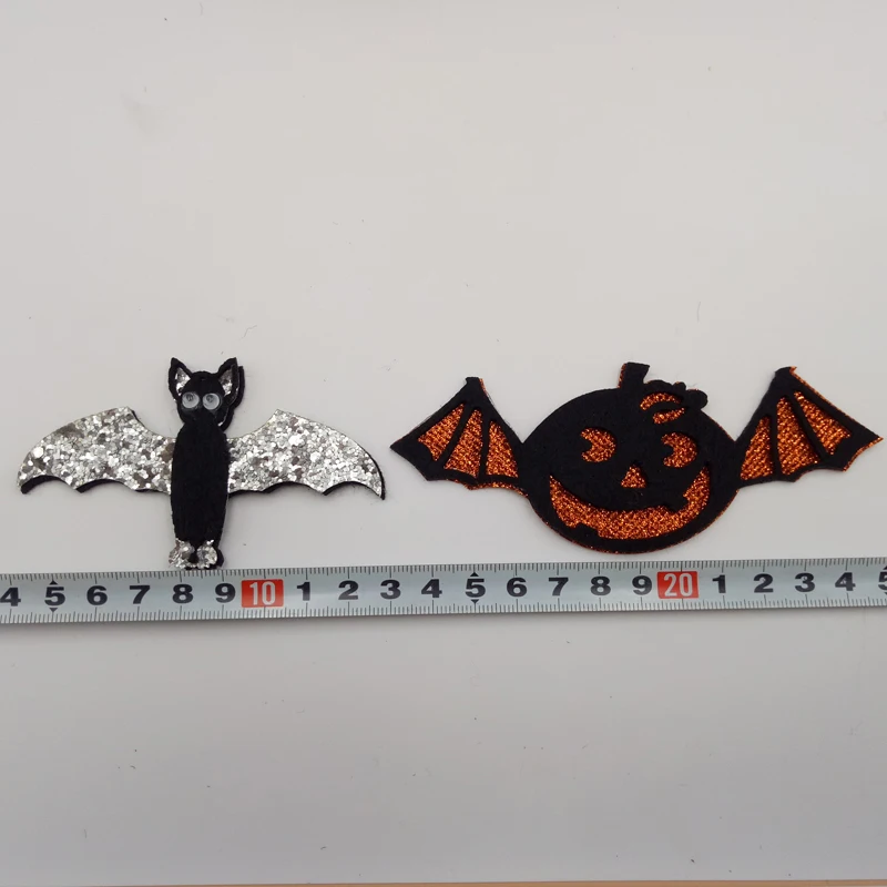 

20pcs/lot Non Woven Fabric Felt Bat Appliques Kawaii Patches for DIY, Halloween Decor,wall decor
