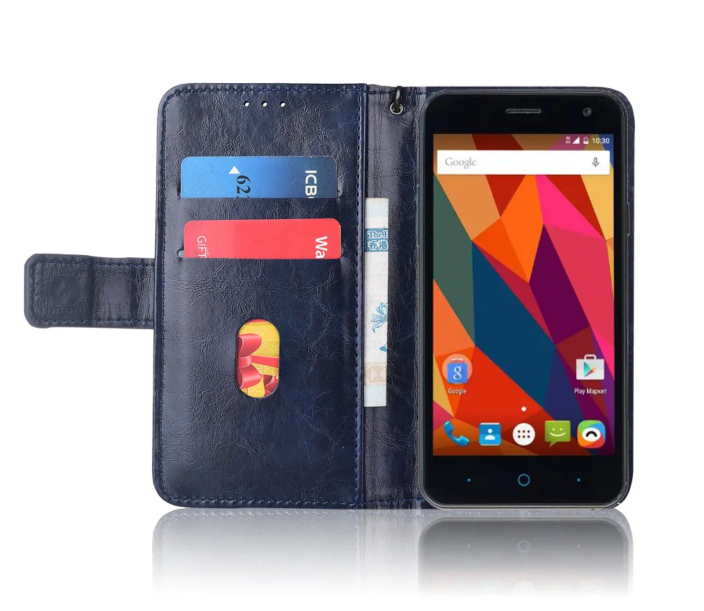 Кожаный чехол-книжка для ZTE Blade A465 чехлы с цветочным принтом 100% специальный