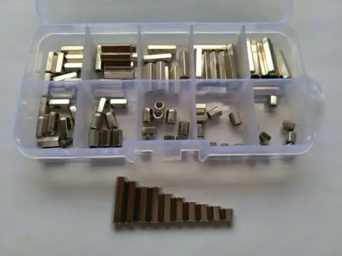 100 шт. M3 с внутренней резьбой на внутреннюю поверхность из латуни двойными