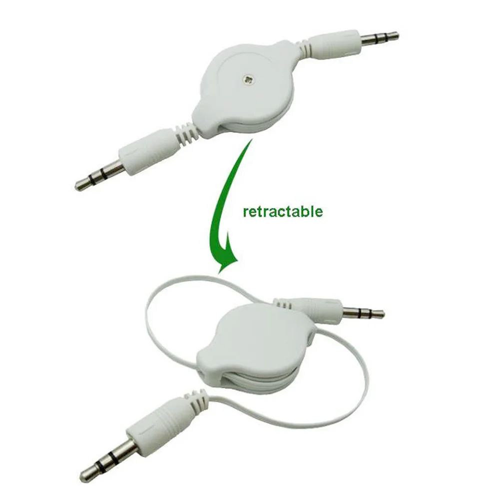 1 м золото наконечником автомобильный стерео кабель со штыревыми соединителями