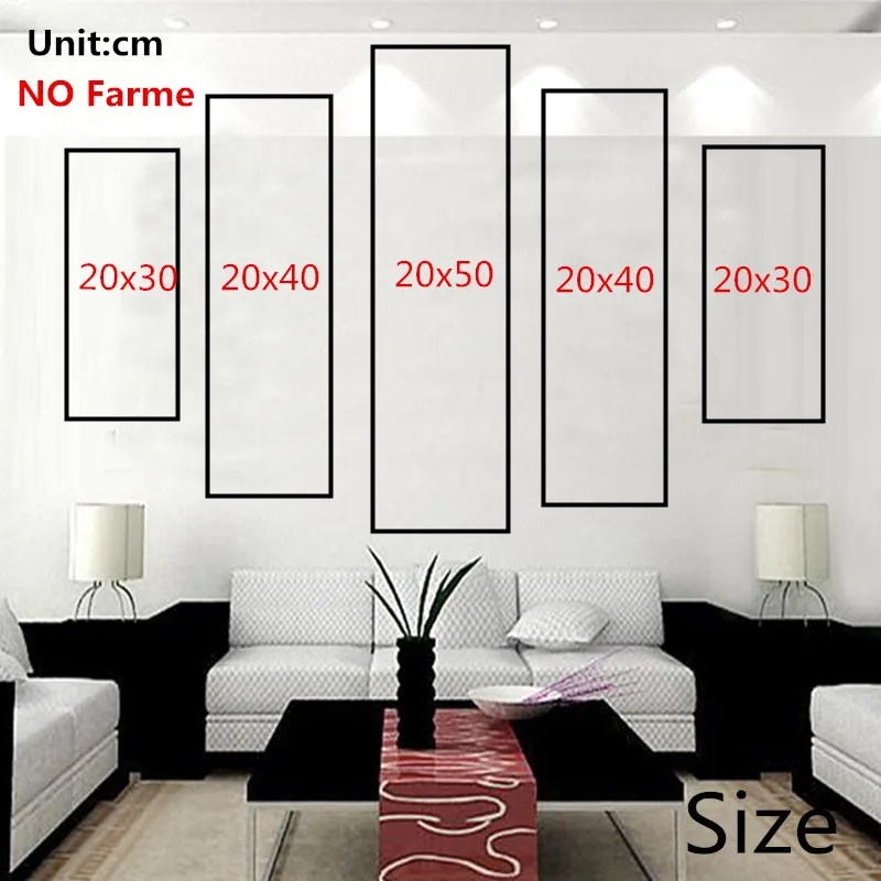 DOM 5 шт./компл. без рамки Современный Морской пейзаж живопись настенный