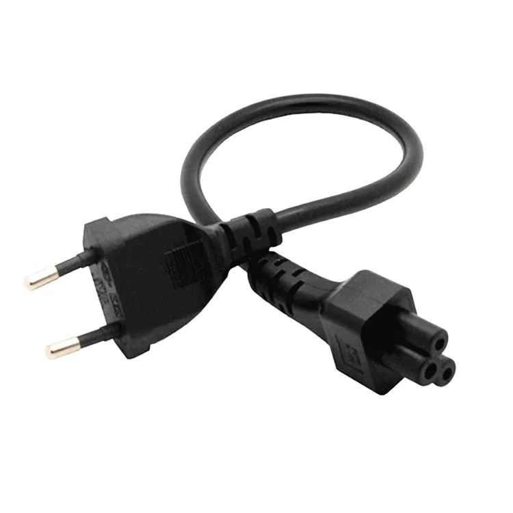 Европейский 2 контактный штекер к адаптеру IEC 320 C5 кабель для блока питания