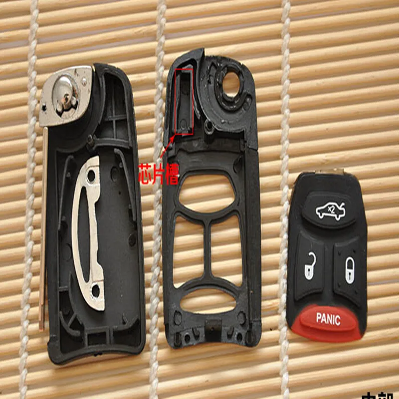 Чехол для Jeep Chrysler Dodge 300 Dakota Aspen Durango Grand Cherokee 3 + 1|case for|case casecase for keys |