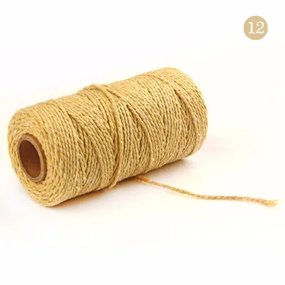 Meetee 1 шт. двуцепочечной хлопчатобумажной веревки DIY Костюмы пакетный браслет ювелирные подарочные коробки шнура Свадебные Новогодние украшения BD220 - Цвет: 12