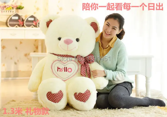2015 Топовая продажа 70см Гигантский Медвежонок с Супер Мягким Брендовым Модным Подарком В Натуральную Величину Для Подруги.