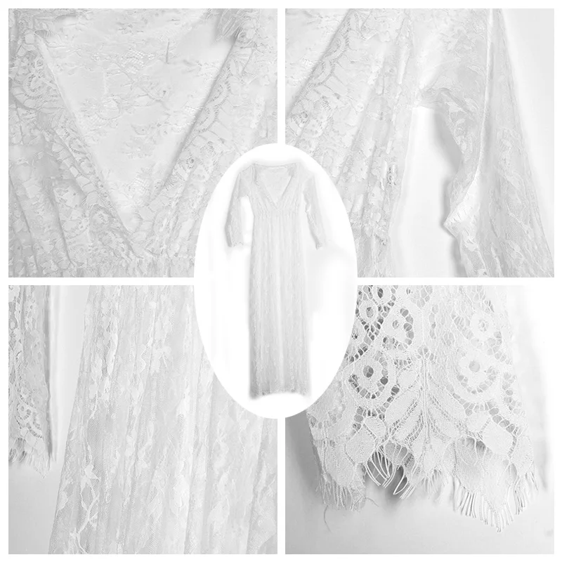 Летнее платье для беременных большие размеры реквизит фотосъемки кружевное